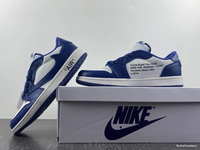 MaikeSneakers SCOTT X TRAVIS X CUSTOM AIR DM7890-101 JORDAN 1 OFF-WHITE 0816